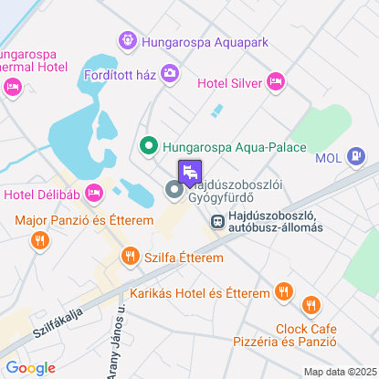 Hotel Járja a térképen