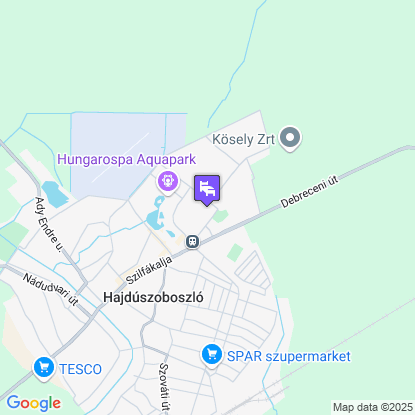 Silver Hotel a térképen