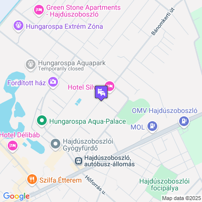 Hotel Hőforrás a térképen